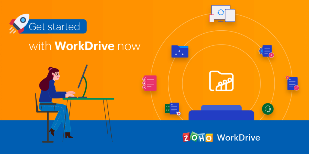 Online document management system zoho workdrive